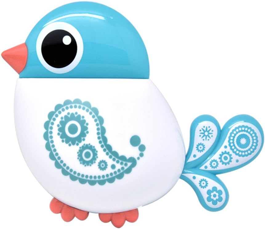 Bird Shape Toothbrush Holder Blue 1pc